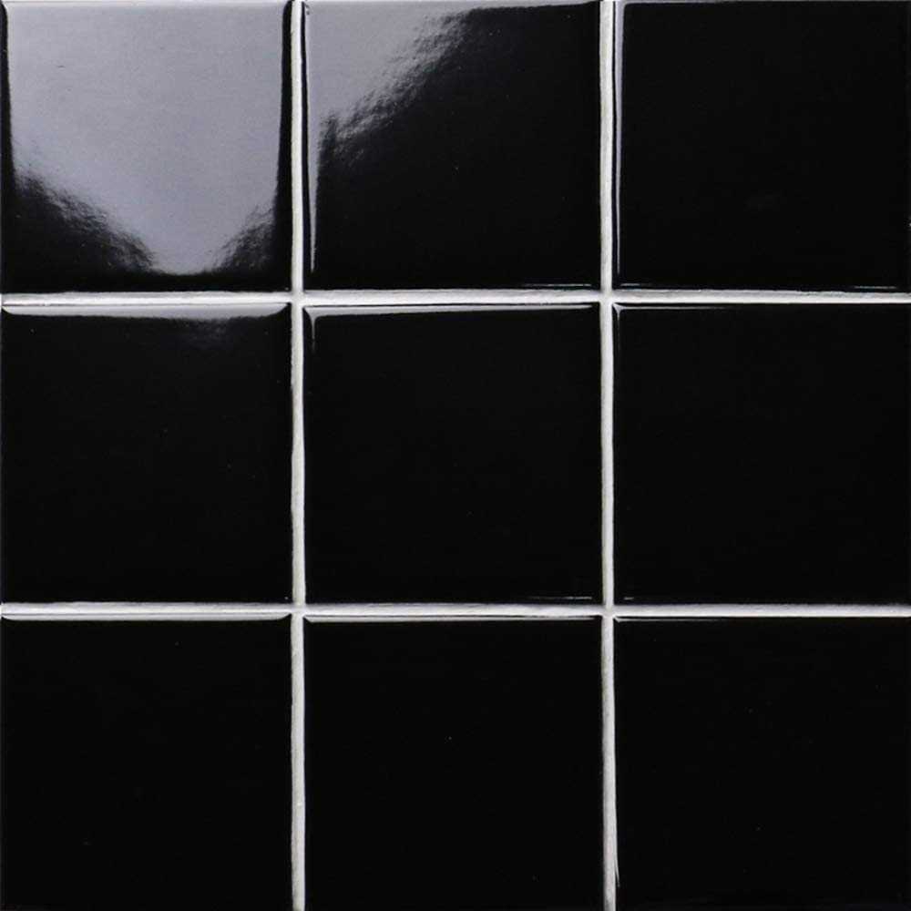 Tenedos 4 Ceramic Tile 4.25 inch Gloss 4 1/4 Box of 10 Piece for Bathroom Wall and Kitchen Backsplash