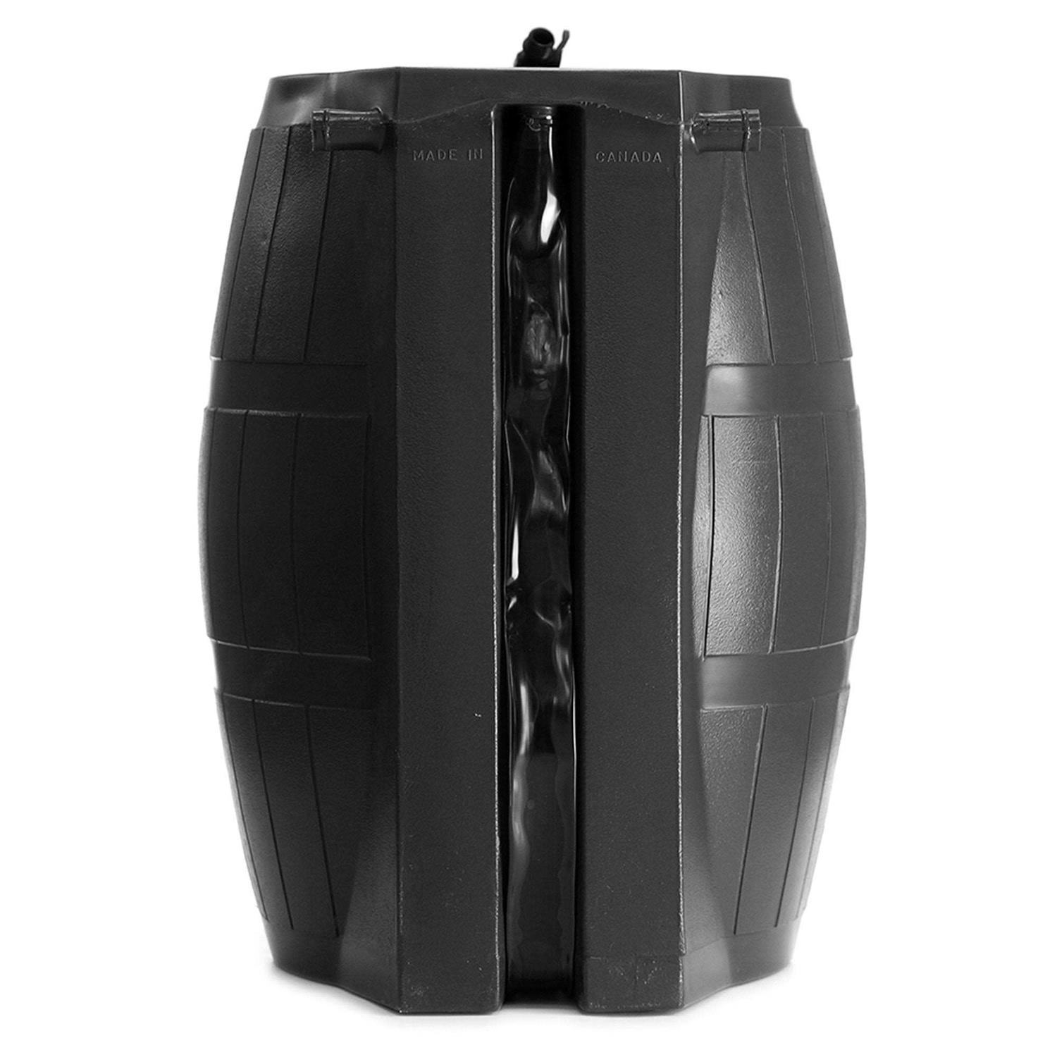 FCMP Outdoor 50-Gallon BPA Free Home Rain Water Catcher Barrel