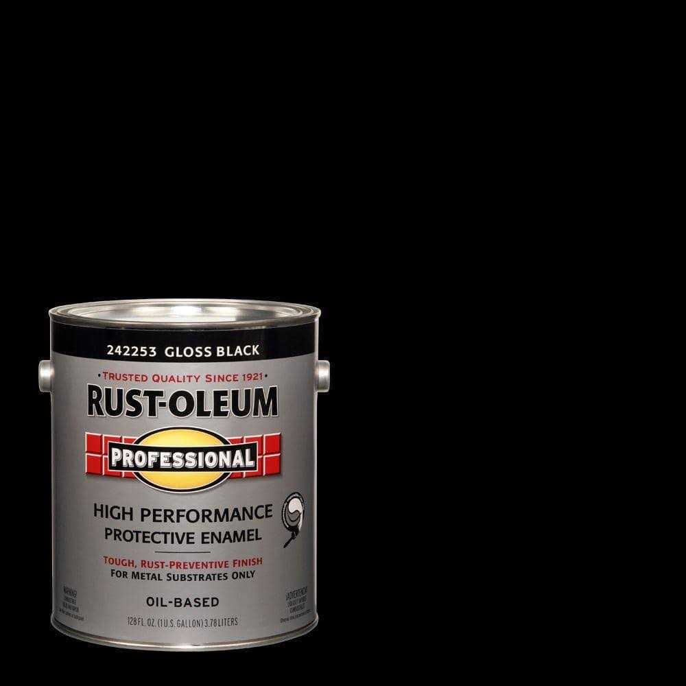 Rust-Oleum 242253 Professional Gloss Black 1 Gallon