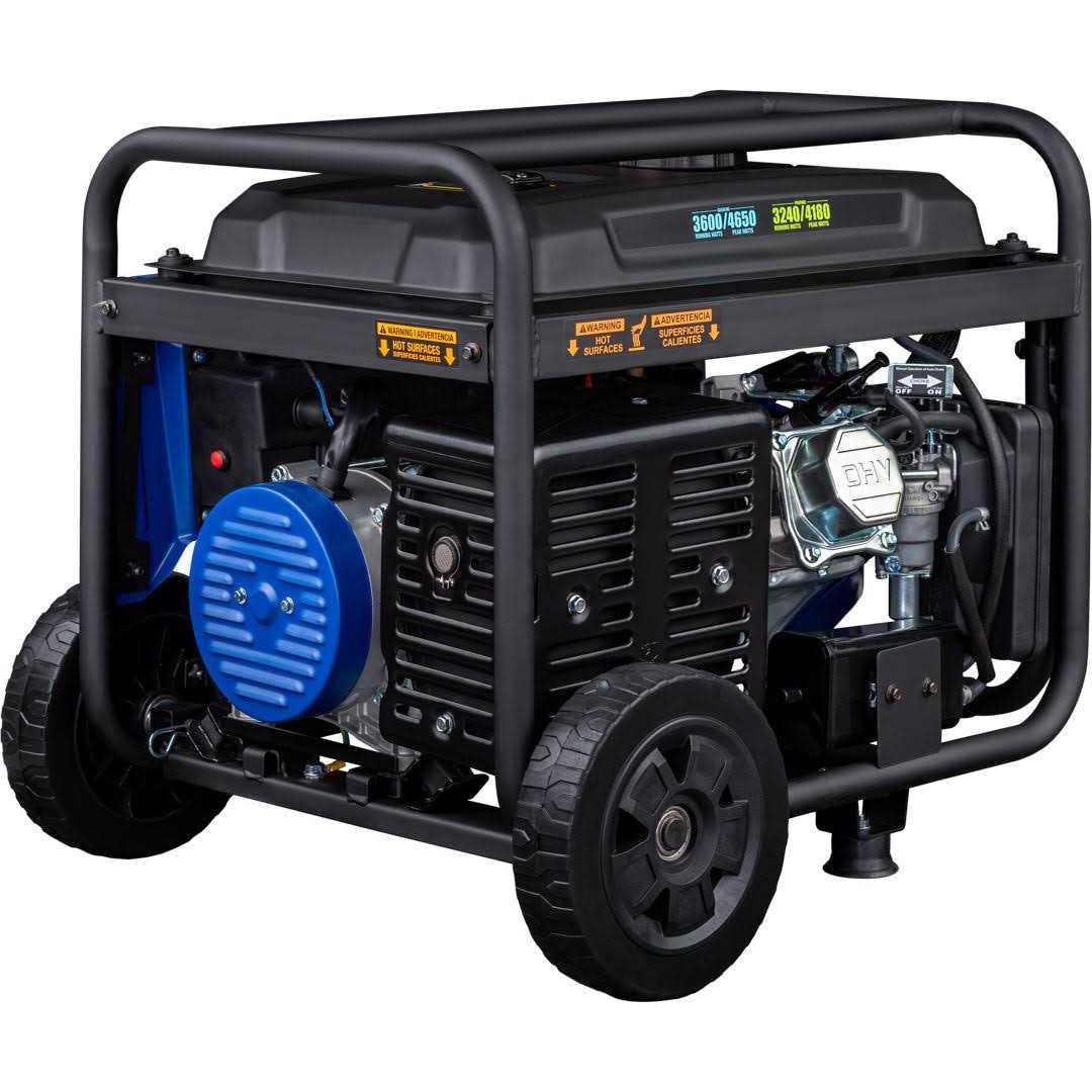 Westinghouse 4650 Watt Dual Fuel Portable Generator Remote Electric Start WGEN3600DFC