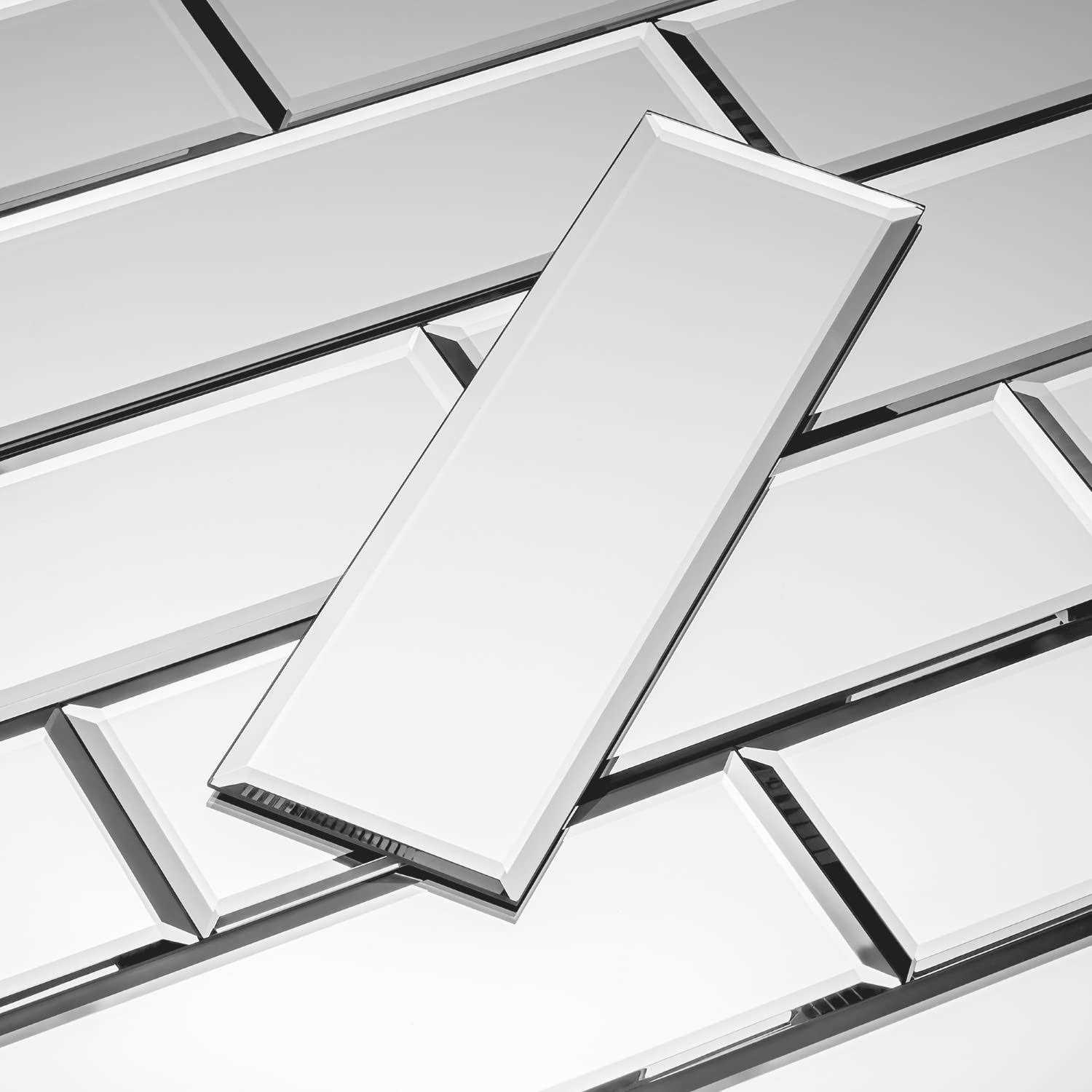 Tilebay 3 x 10 Beveled Edge Mirror Backsplash Kitchen Tiles