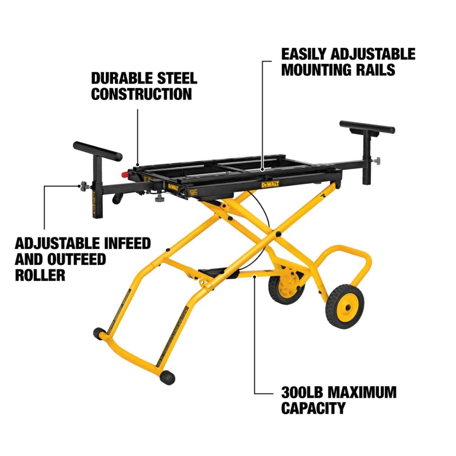 Dewalt DWX726 Rolling Miter Saw Stand
