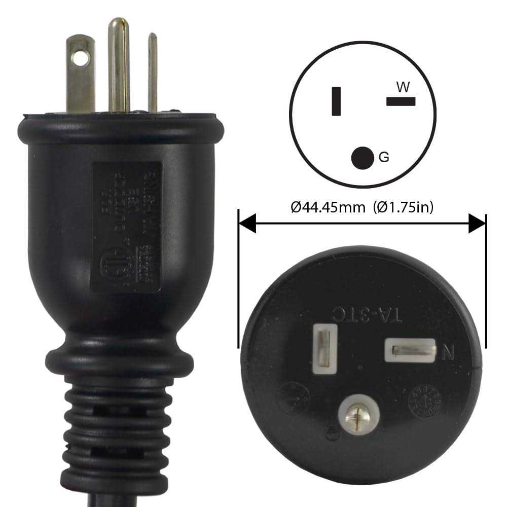 Conntek NEMA 5-20 Outdoor Extension Cord 20 Amps 125 Volts