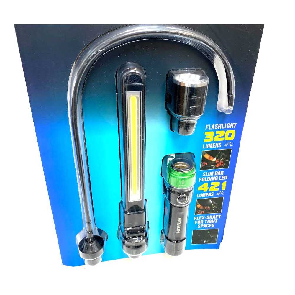 Braun 421 Lumen 3-in-1 Quick Connect Light Kit