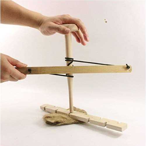 SXTL Bow Drill Fire Starter Kit Outdoor Survival Practice Tool, Friction Fire Starter for Scout, Backpacking and Camping