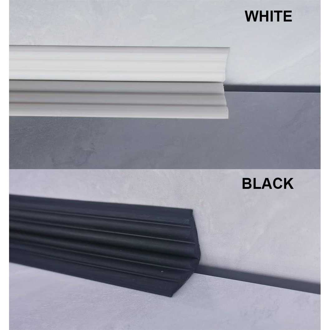 Inside & Outside Corner Trim, Peel and Stick Wall Molding Trim 3D DIY Decorative Lines for Wall Floor Window Door Ceiling and More,Flexible