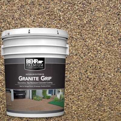 BEHR PREMIUM 5 Gal. #GG-13 Pebble Sunstone Decorative Flat Interior/Exterior Concrete Floor Coating