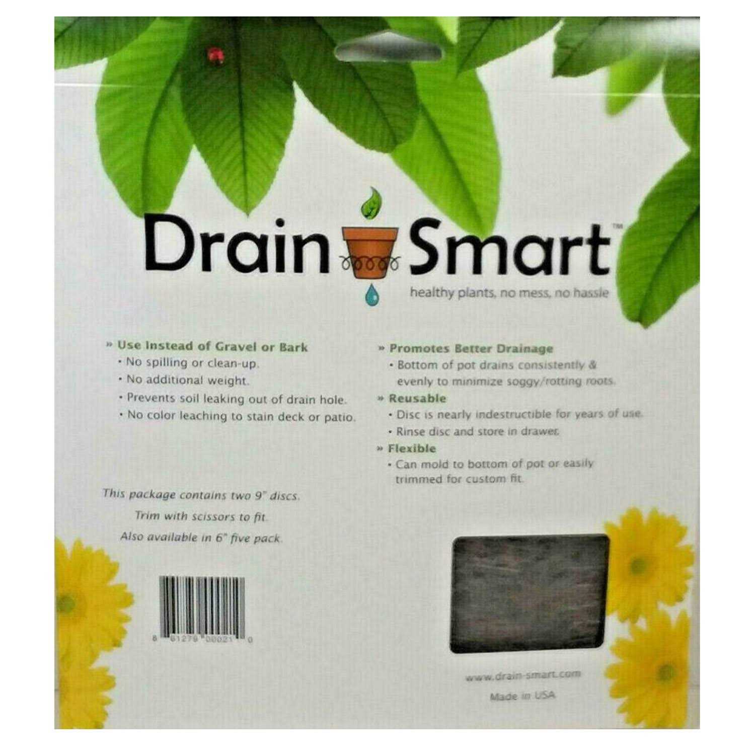 Drain-Smart 2-Pack Drainage Discs Perfect for Outdoor-Indoors