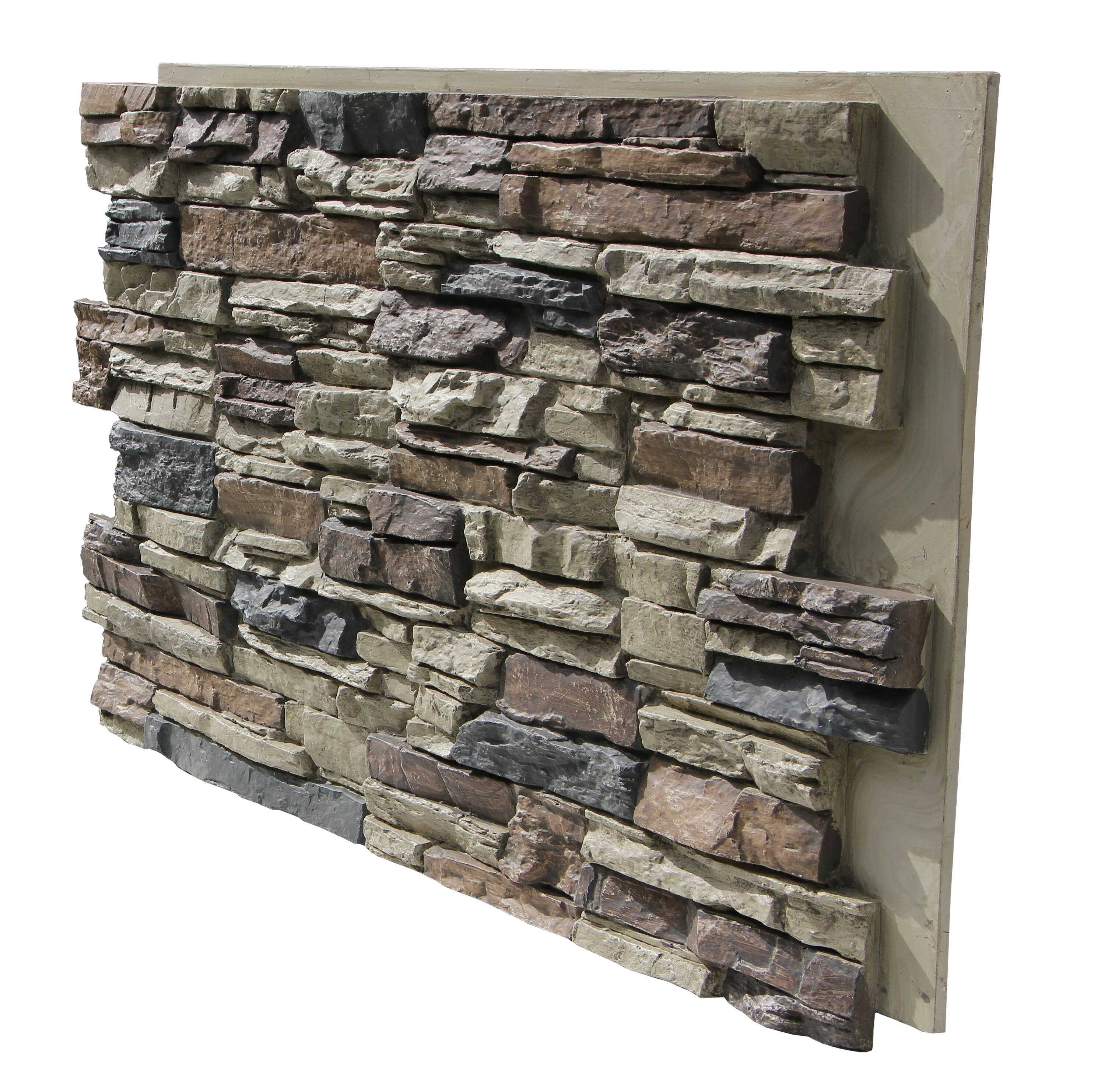 Tritan BP Lightning Ridge 48 in. x 24 in. Faux Stone Siding Panel Finished