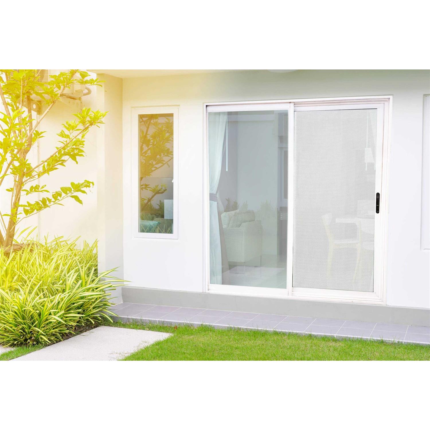RELIABILT 36-in x 80-in White Aluminum Sliding Patio Screen Door MLPD-0000002
