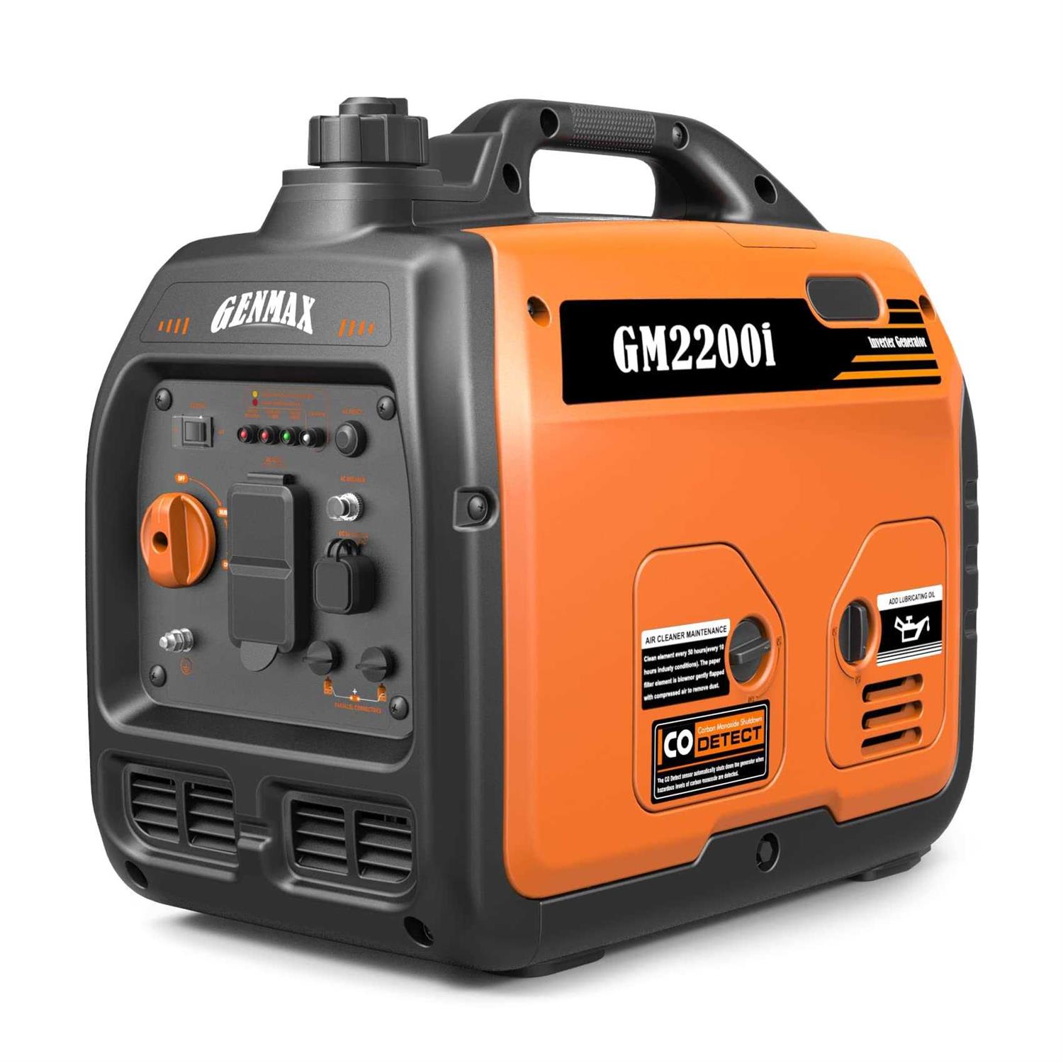 GENMAX Portable Inverter Generator,2200W ultra-quiet gas engine EPA Compliant
