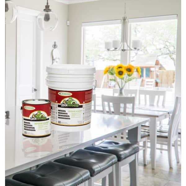 Ecobond EODP144001 1 Gal Odor Defender Smoke Eliminator u0026 Blocking Paint