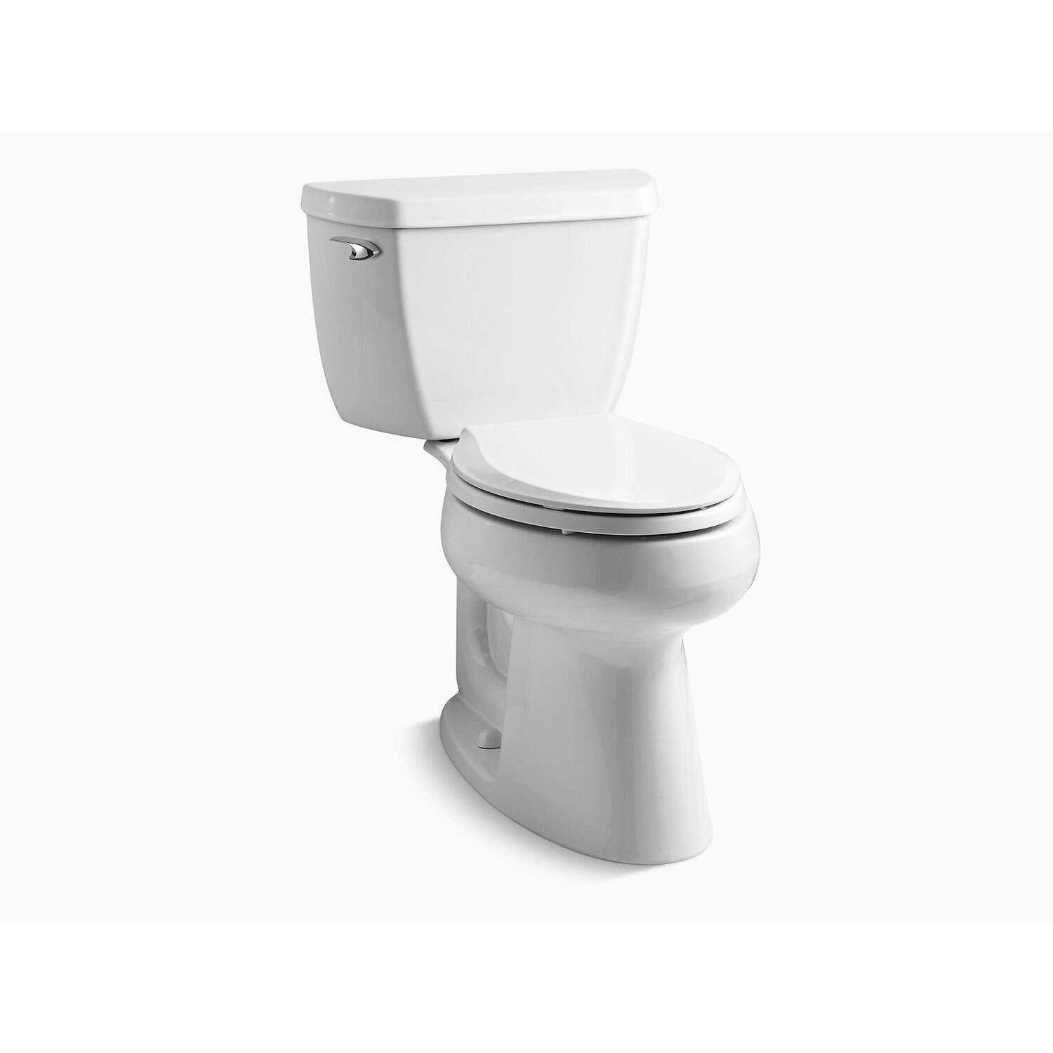 Kohler K-3658-7 Black Black Highline Classic Two-piece Elongated Toilet
