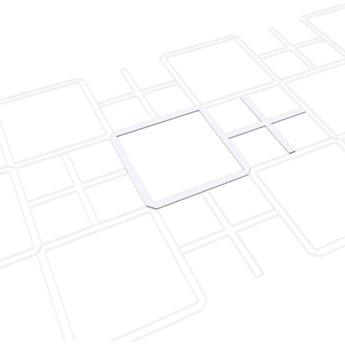 Ekena Millwork Burnett Decorative Fretwork Wall Panels in Architectural Grade PVC