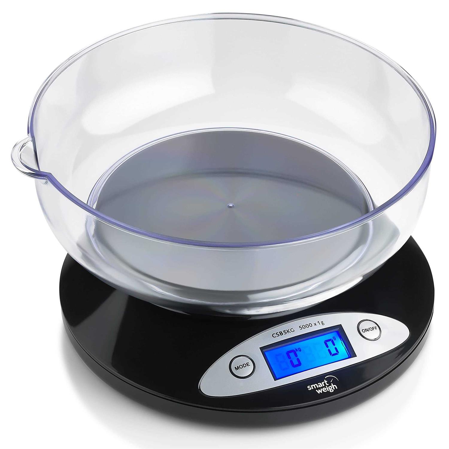 Smart Weigh Food Kitchen Scale With Bowl