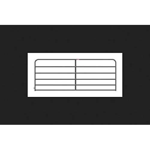 Behlen 10 ft. Gray 6-Rail Utility Gate
