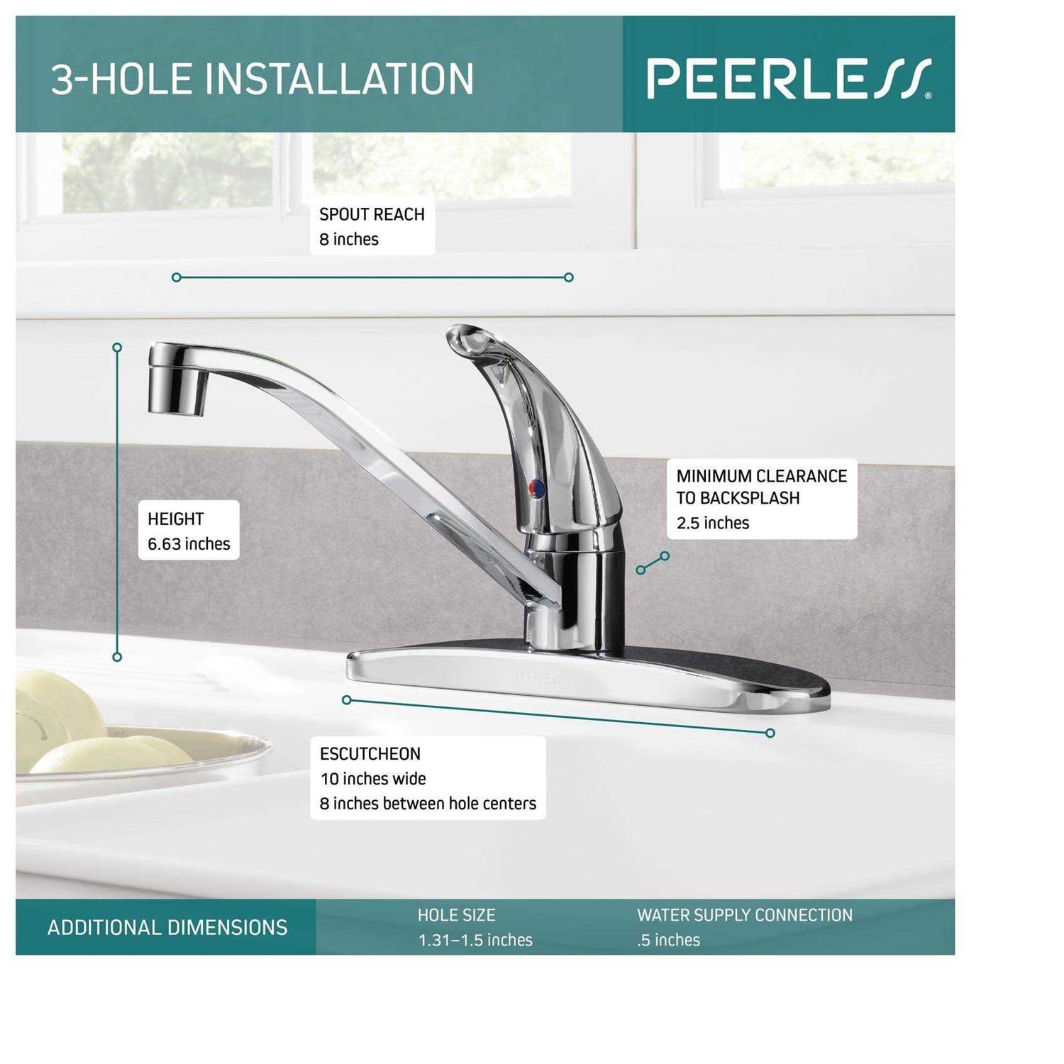 Peerless P110LF Single Handle Kitchen Faucet