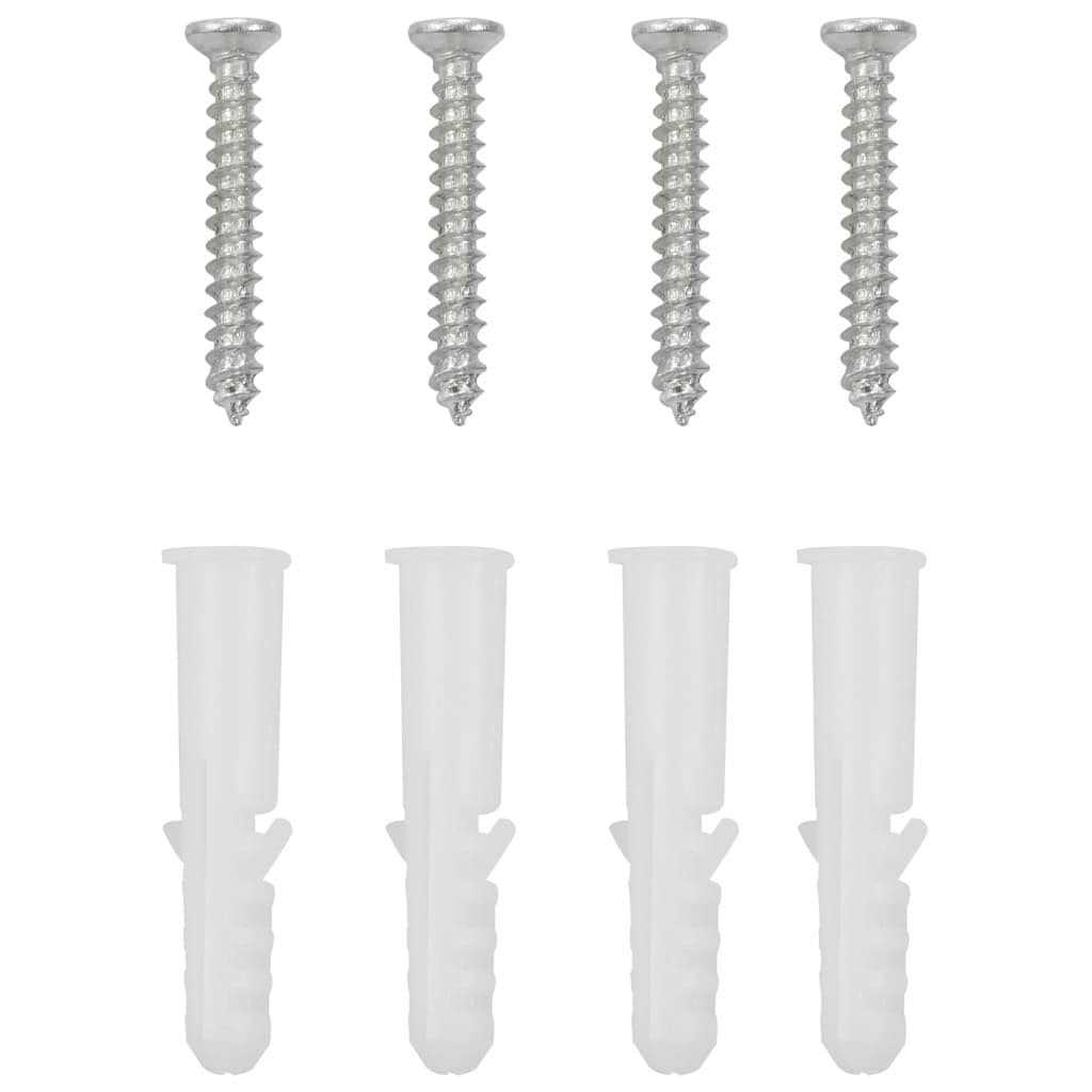 vidaXL Kitchen Backsplash Transparent Tempered Glass