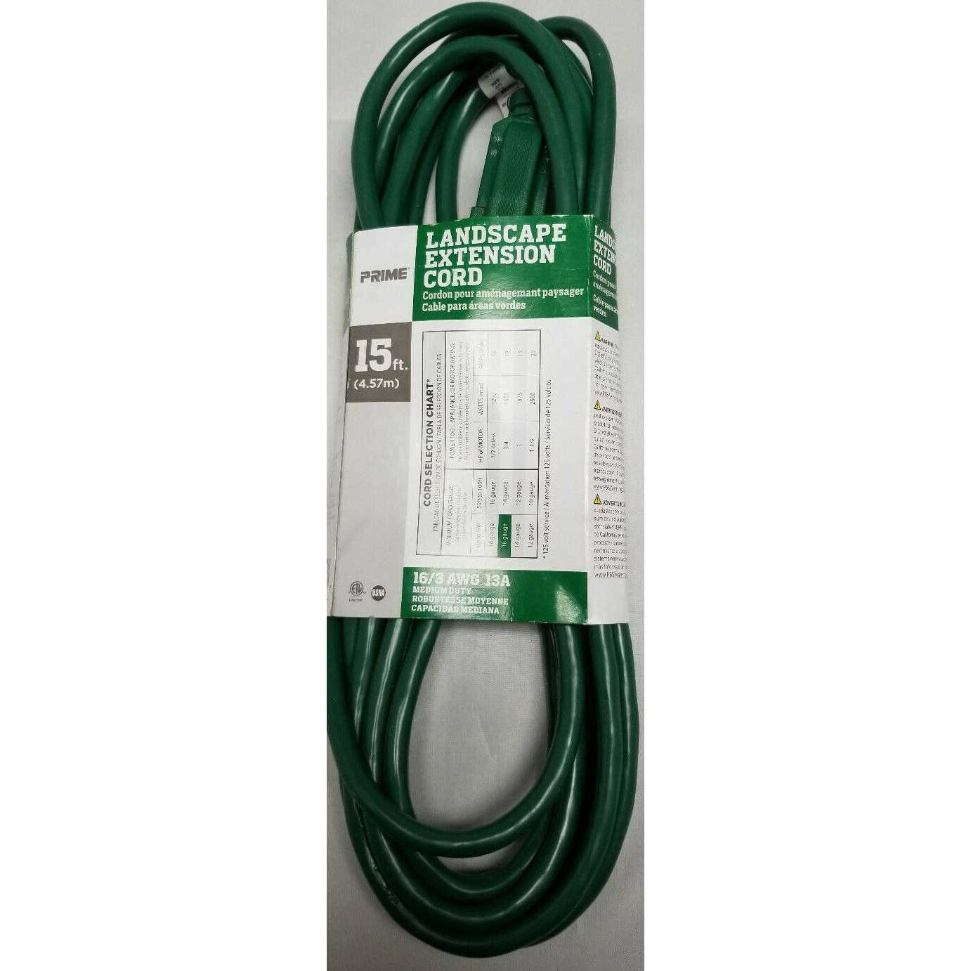 Prime 16/3 Landscape Outdoor Extension Cord - Green 15 ft - New Year's Eve Dinner & Appetizer Recipe Ideas