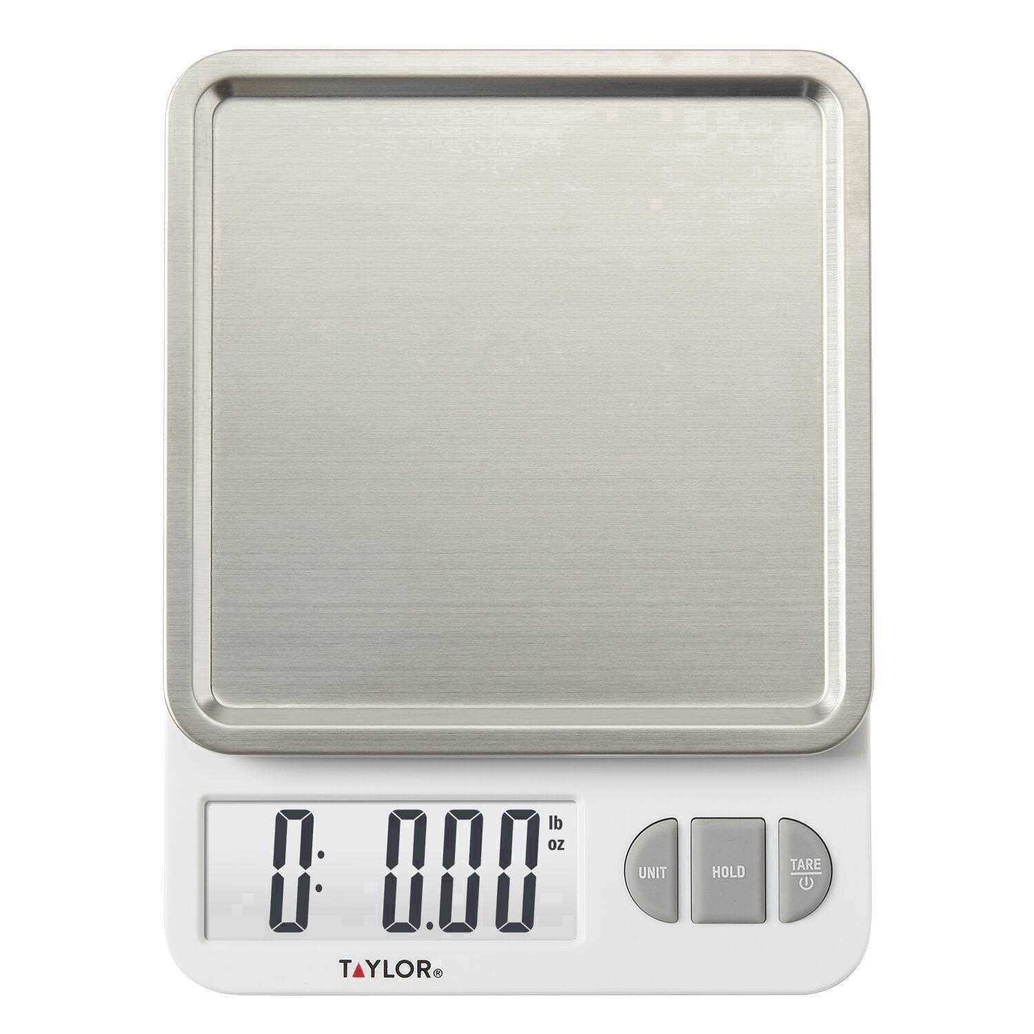 Taylor Digital Kitchen Scale Stainless Steel Platform