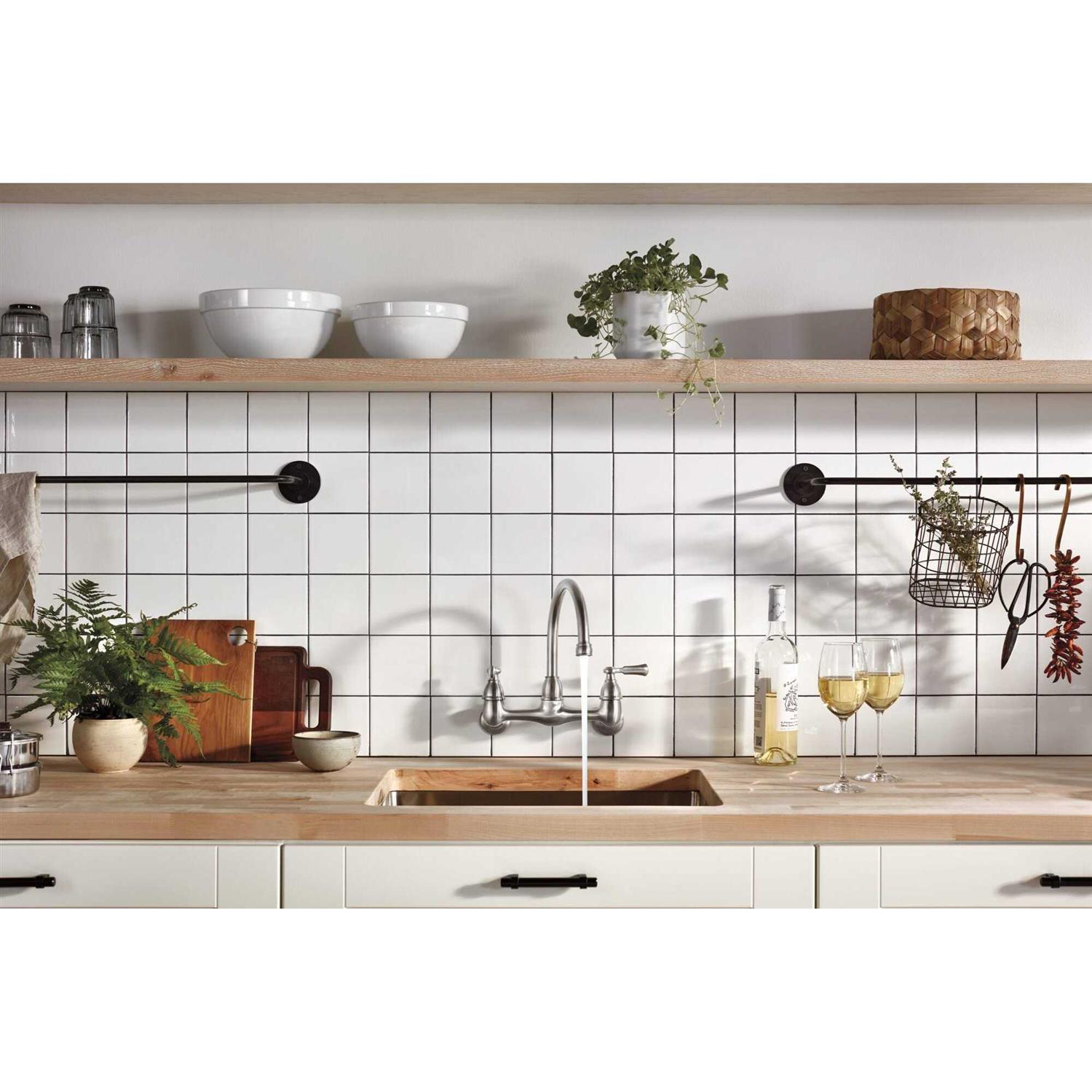 Peerless Elmhurst Two-handle Wall-mount Kitchen Faucet P2765LF