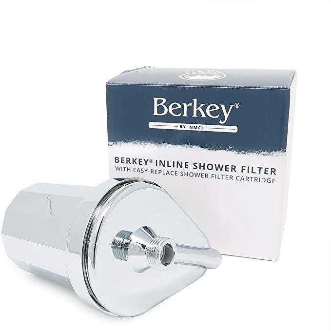 Berkey Inline Shower Filter With Easy-Replace Shower Filter Cartridge