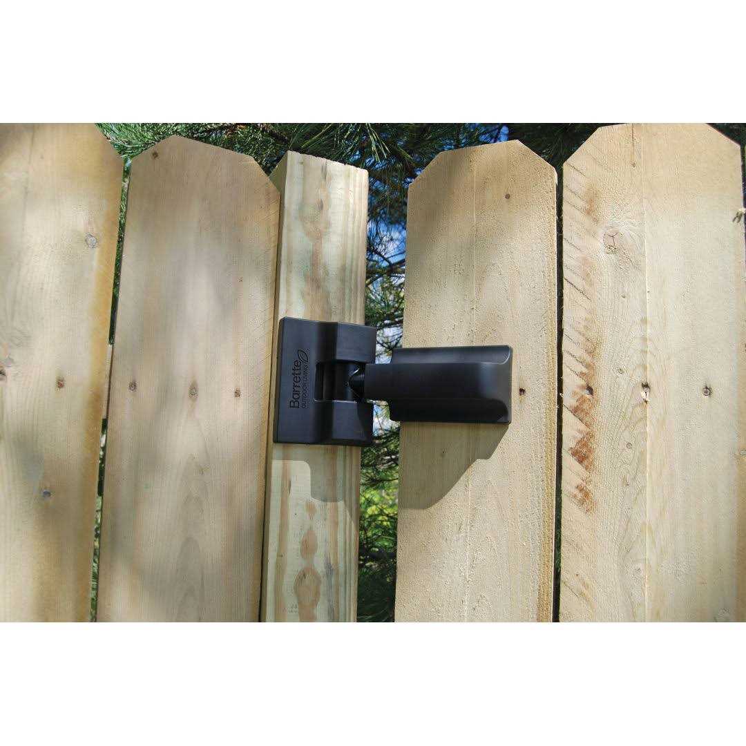 Barrette Outdoor Living Modern Kit 73014301 Black Heavy-Duty Wrap Hinge