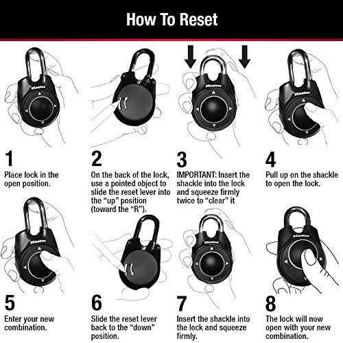 Master Lock Speed Dial Set Your Own Combination
