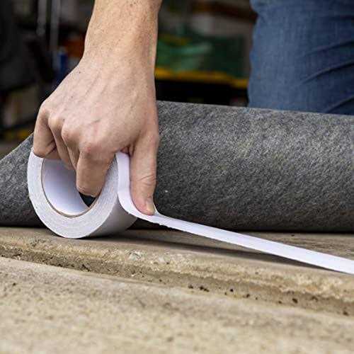 Duck 2.44 in. x 15 ft. White Indoor/Outdoor Seaming Carpet Tape