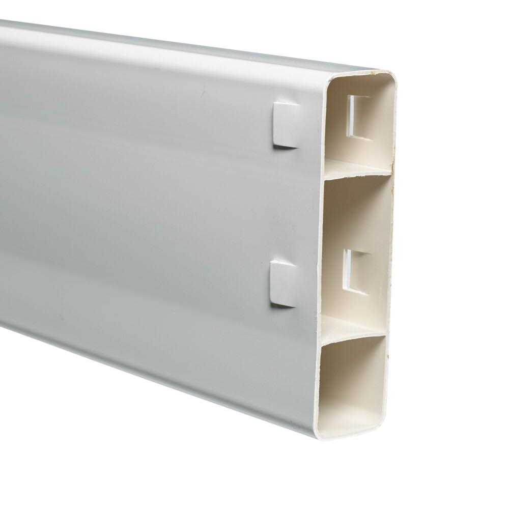 Veranda 1-1/2 in. x 5-1/2 in. x 8 ft. White Vinyl Ranch Fence Rail