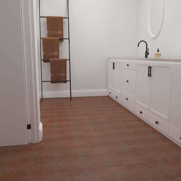 Marazzi Moroccan Concrete 8 in. x 8 in. Glazed Porcelain Decorative Floor and Wall Tile