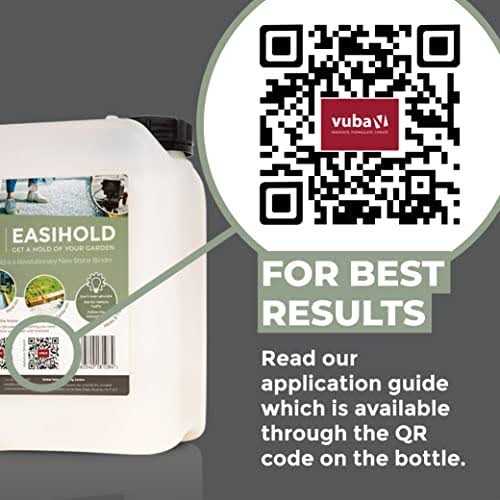 Vuba EASIHOLD Rocks 1.3 Gal Gravel Glue for Pea Gravel, Rock Glue and Mulch Glue in XL Saver Size. Lasts up to 3 Years