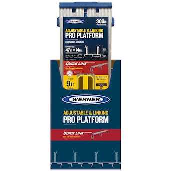 Werner Aluminum Adjustable Work Platform AP-2030L-MP2