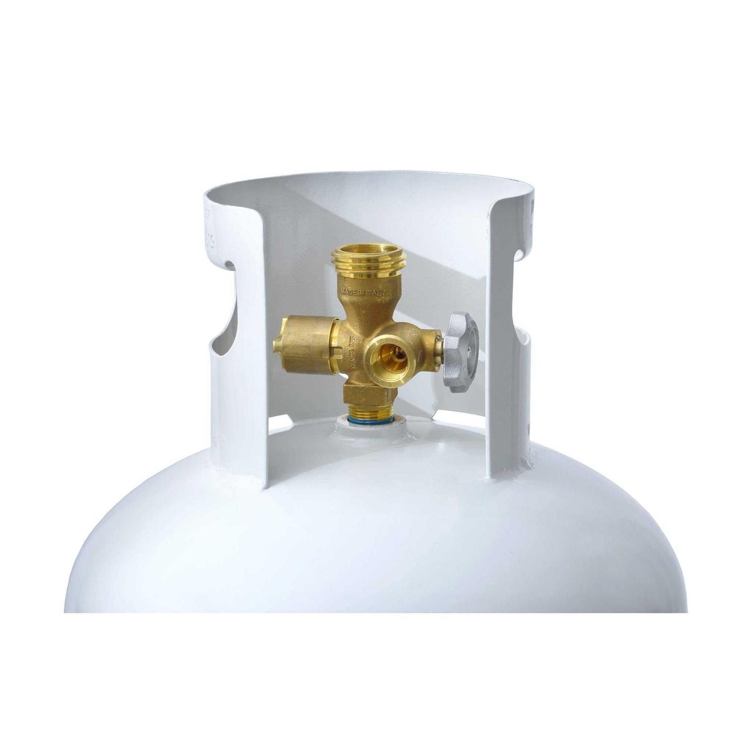 Flame King 100 LB Multi Propane Tank with High Capacity Filler Valve