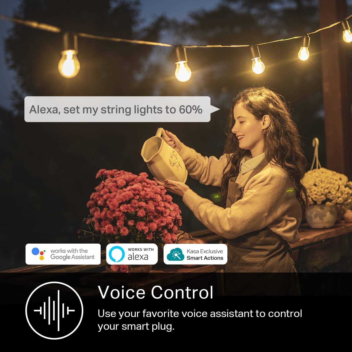 Kasa Smart Outdoor Plug-In Dimmer KP405