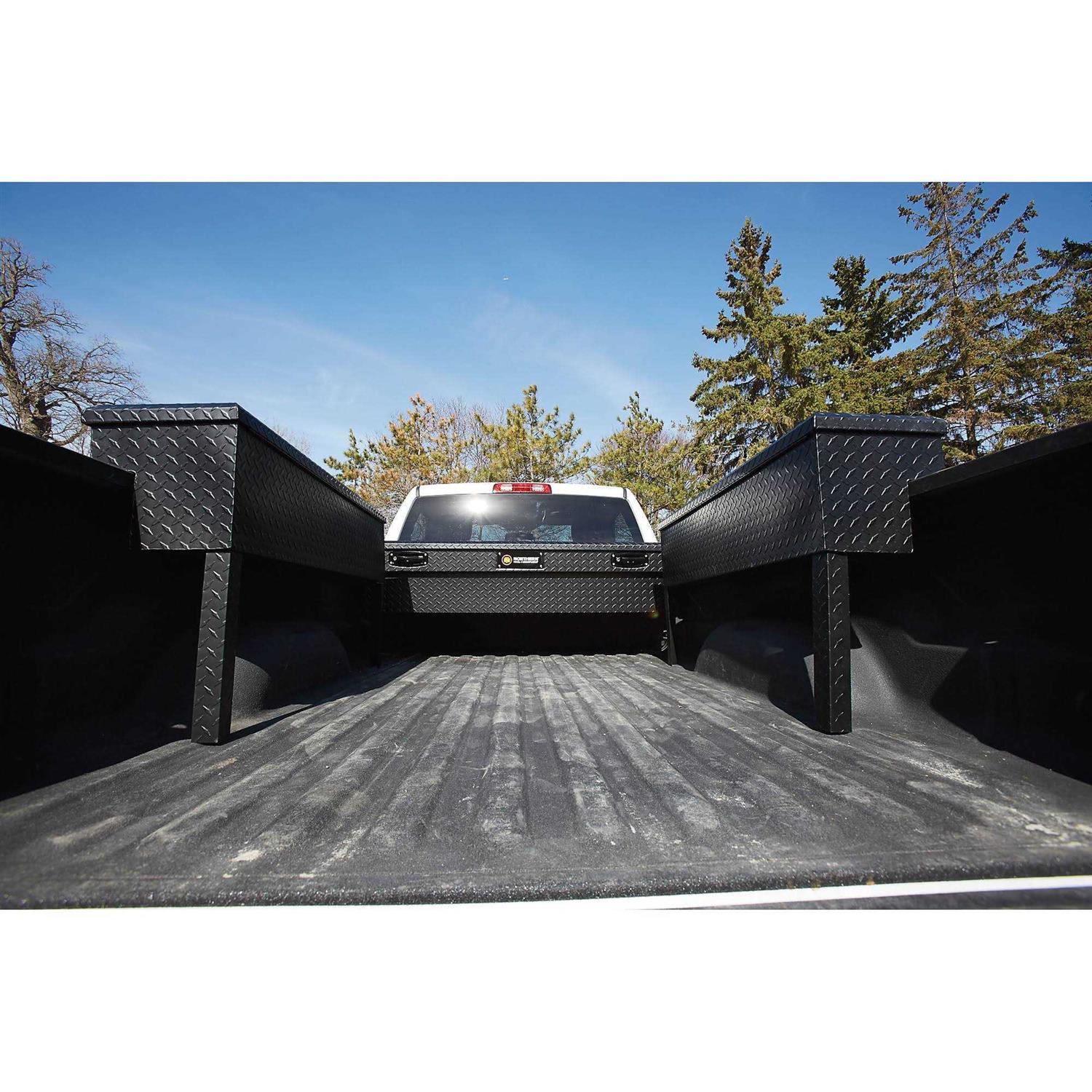Northern Tool Side-Mount Truck Tool Box Aluminum Matte Black