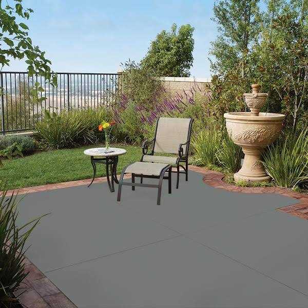 Behr Premium 1 gal. #PFC-63 Slate Gray Solid Color Flat Interior/Exterior Concrete Stain