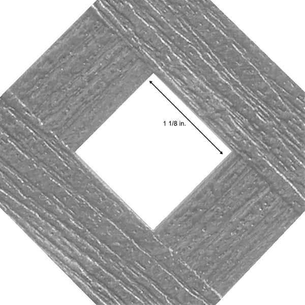 Barrette Outdoor Living 4 ft. x 8 ft Privacy Diamond Vinyl Lattice