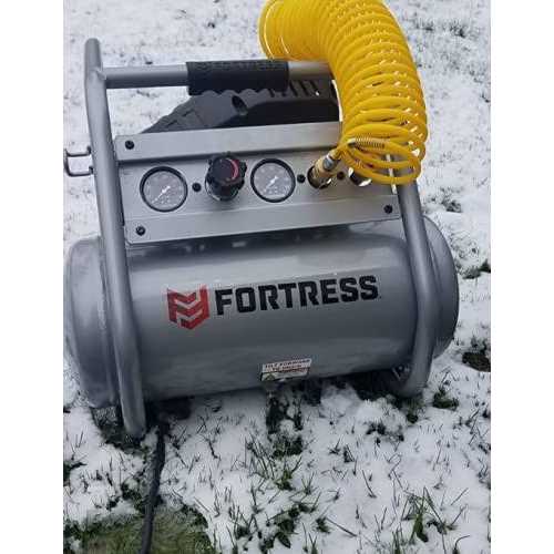 HFT FORTRESS Air Compressor 4 Gallon 200 PSI High Performance FORTRESS