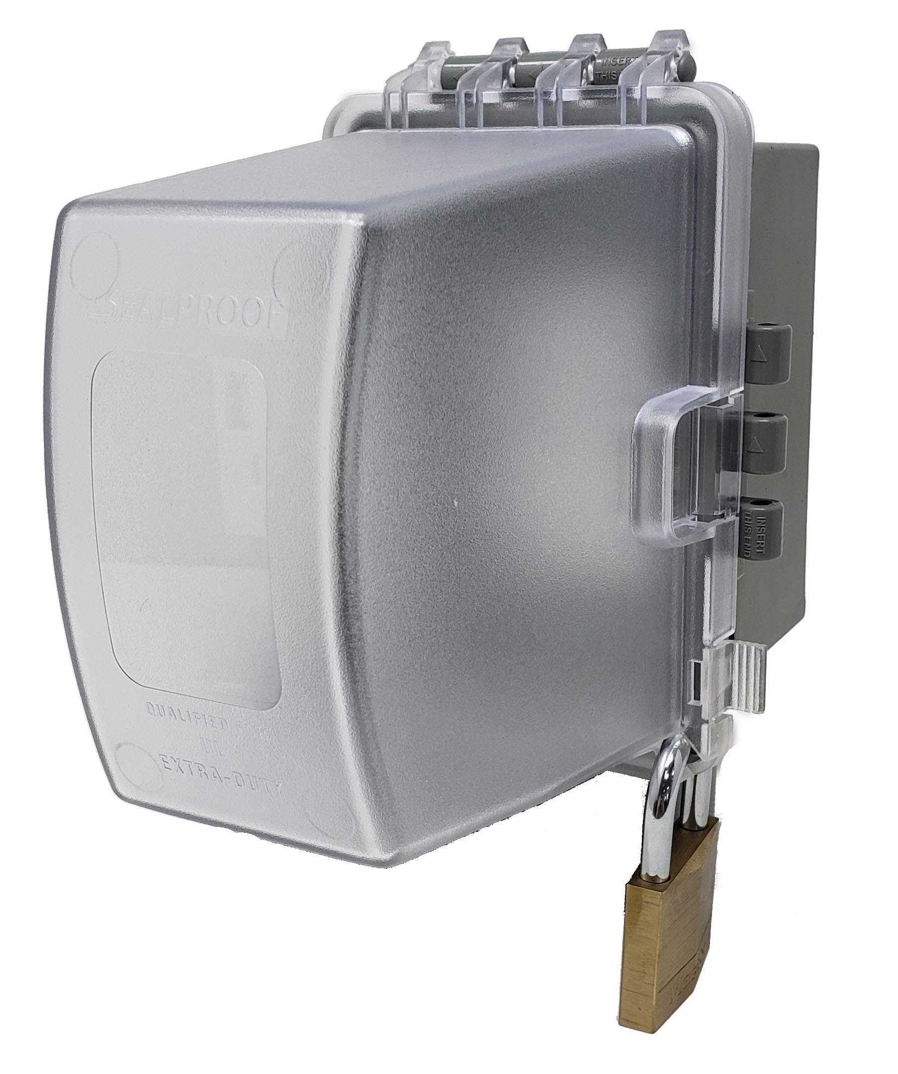 Sealproof 1-Gang Deep Weatherproof In Use Outdoor Outlet Cover