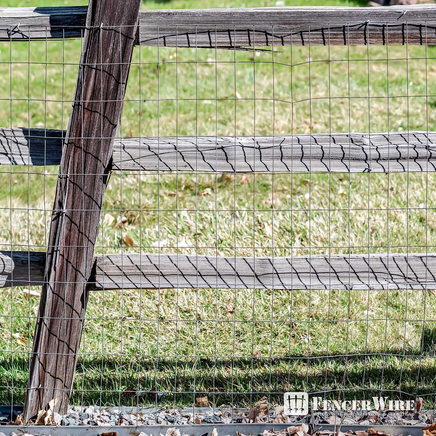 Fencer Wire 2 ft. x 100 ft. 16-Gauge Welded Wire Fence with Mesh 2 in. x 4