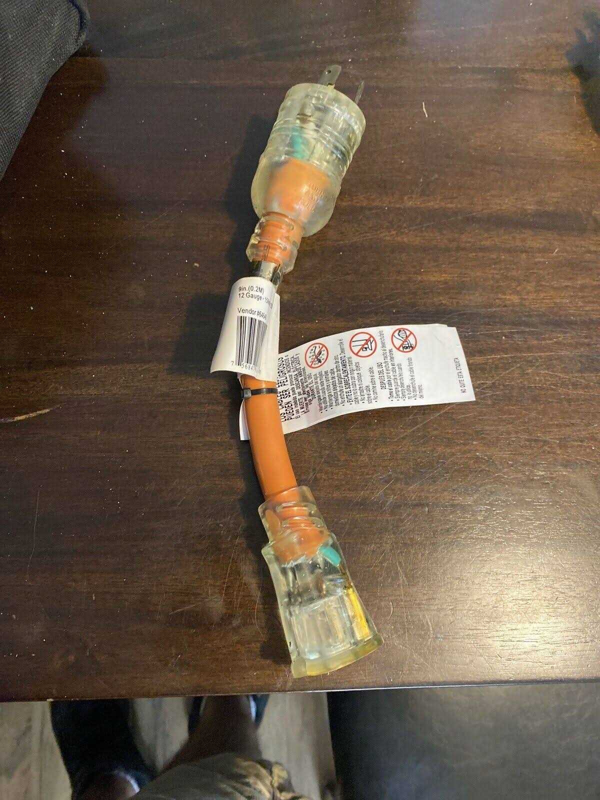 RIDGID 9 in. 12/3 Heavy Duty Indoor/Outdoor Industrial Job Site Adapter