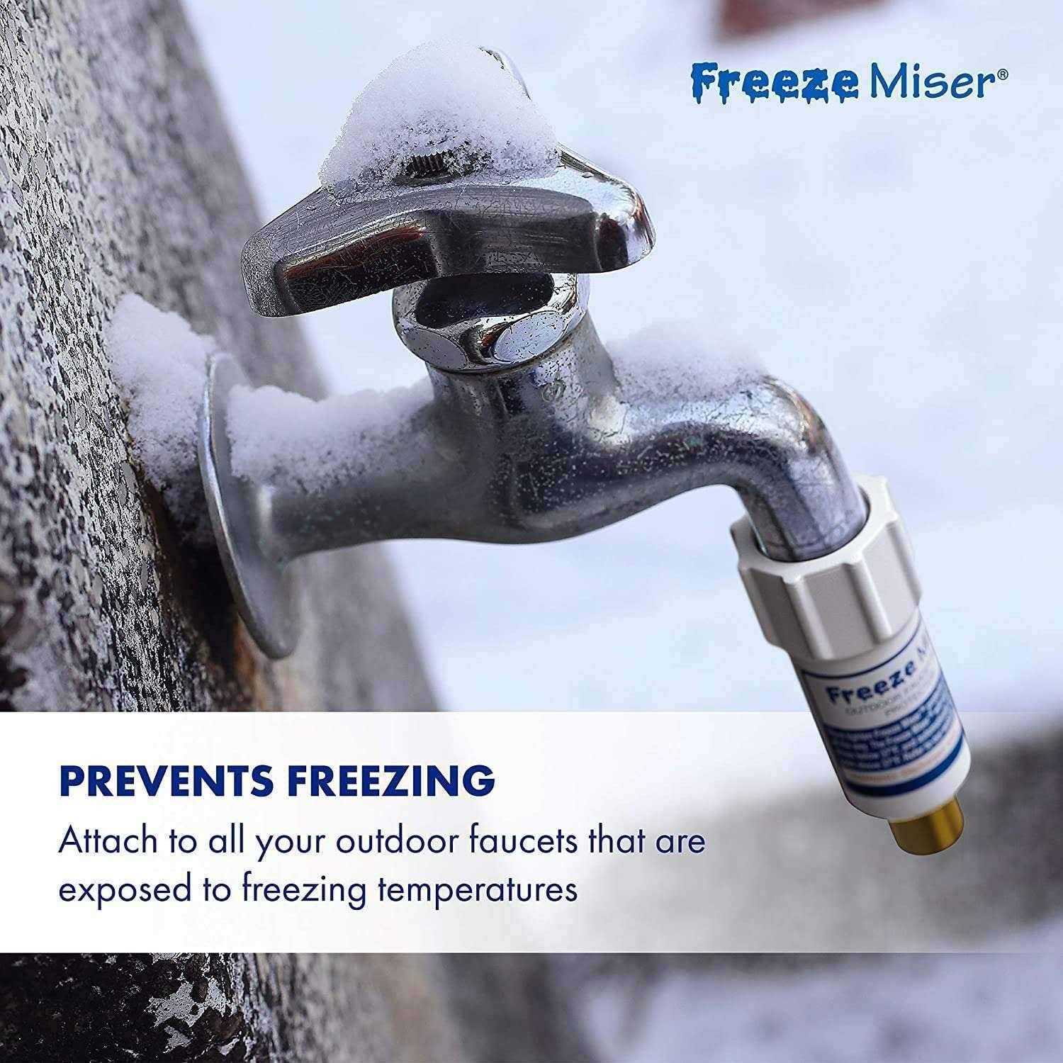 Freeze Miser 2 Pack Outdoor Faucet Freeze Protection