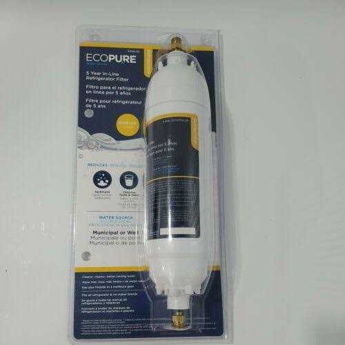 Ecopure 5-Year In-Line Refrigerator Filter