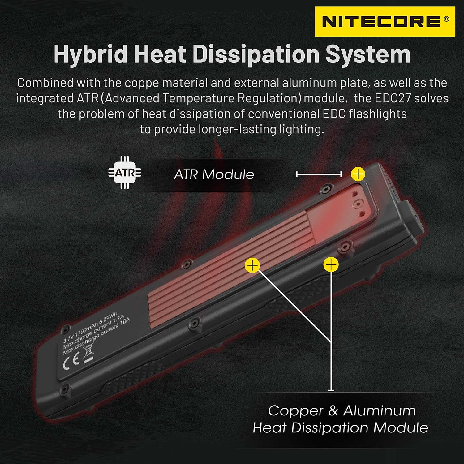 Nitecore EDC27 3000 Lumen EDC Flashlight