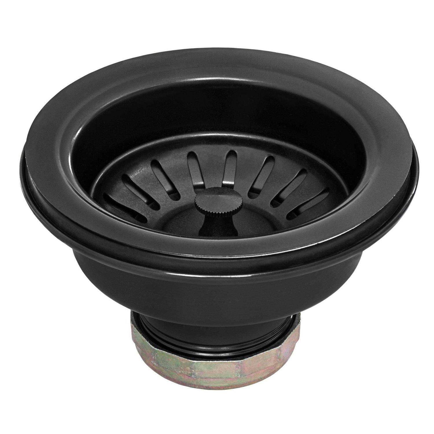 Ruvati RVH9733BL Terraza 33 inch Apron-Front Farmhouse Stainless Steel Single Bowl Kitchen Sink