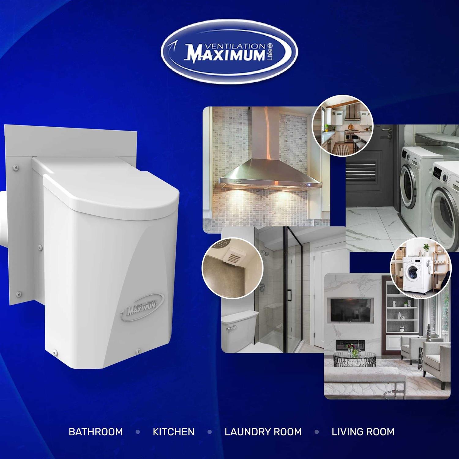 MAXIMUM Ventilation 4 inch Outdoor Wall Dryer Vent Cover Bathroom Vent Cover