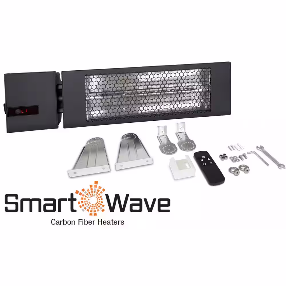 King Electric Electric RK Series 24 in. 240-Volt 1500-Watt Infrared Radiant Heater with Remote