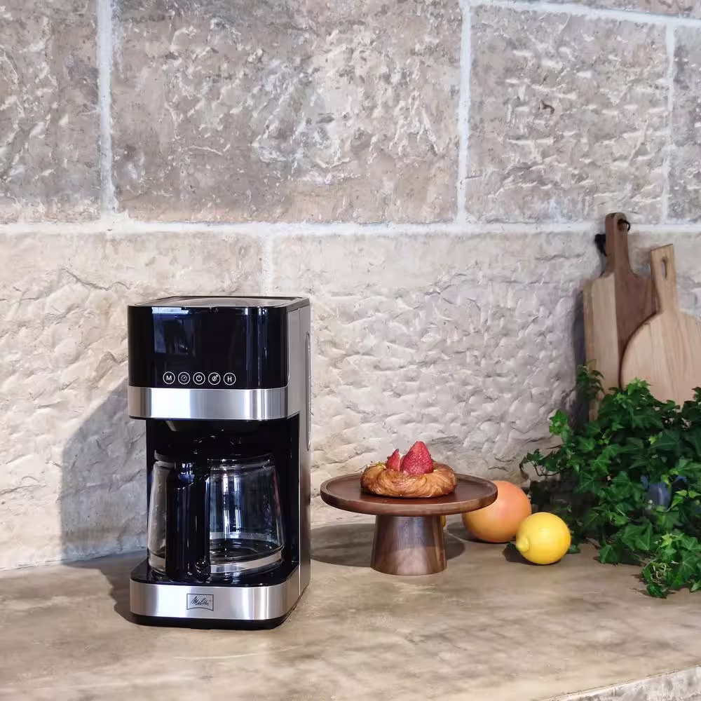 Melitta 10-Cup Silver Coffee Maker