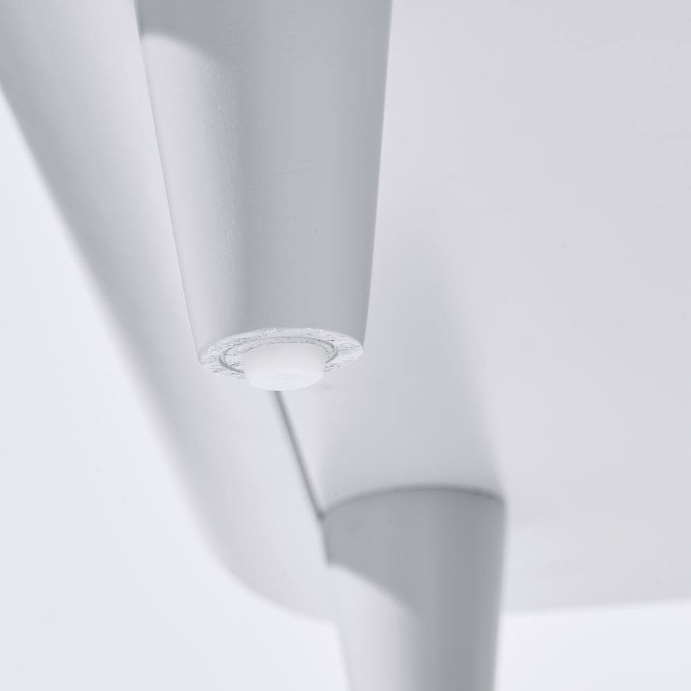 TEAMSON PETS Dyad Wooden Cat Litter Box Large in Alpine White